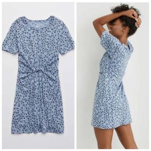 NEW Aerie blue leopard print dress!
